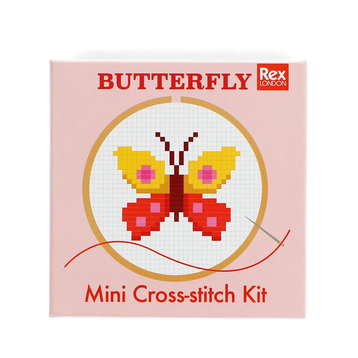 Mini cross-stitch kit - Butterfly