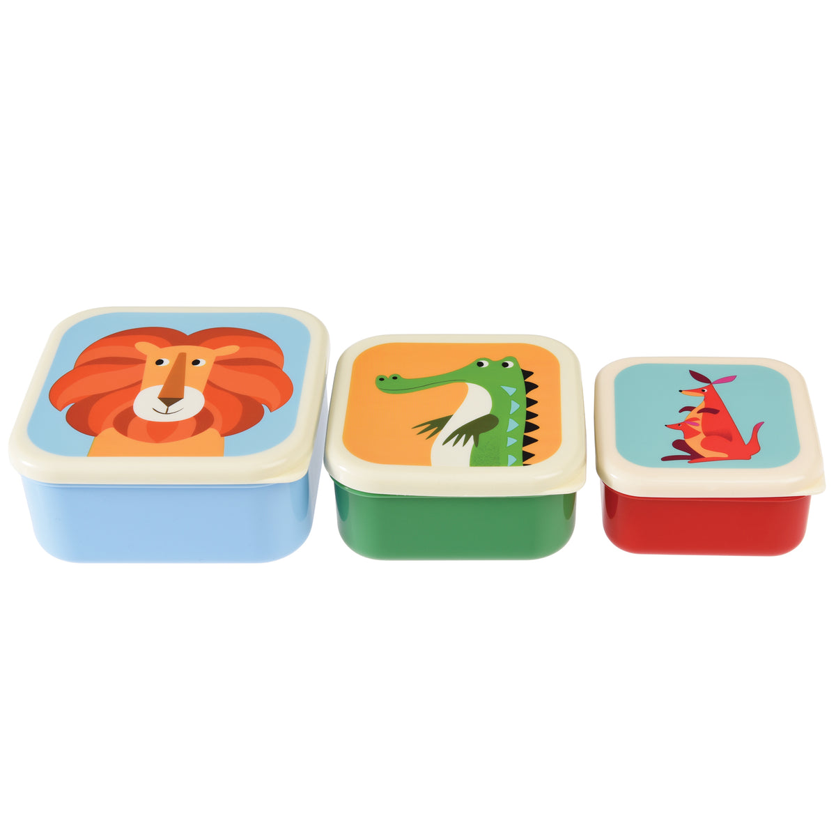 Snack boxes (set of 3) - Colourful Creatures