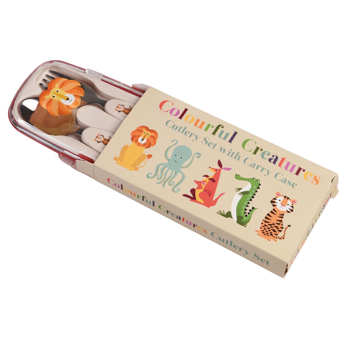 Children&#39;s cutlery set - Colourful Creatures