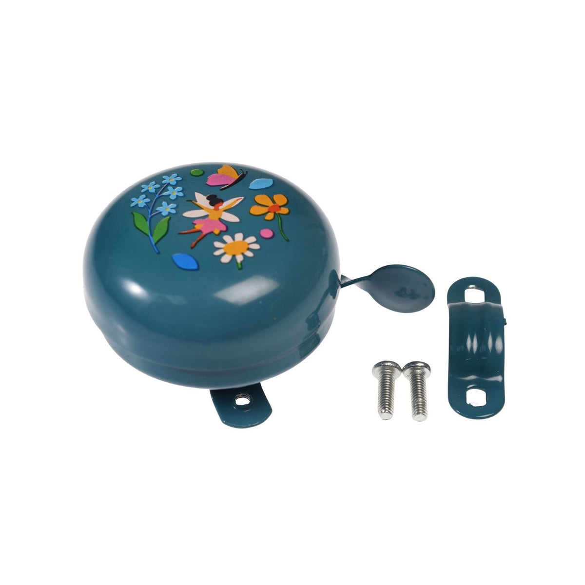 Bicycle Bell with Fairies In The Garden contents laid out 