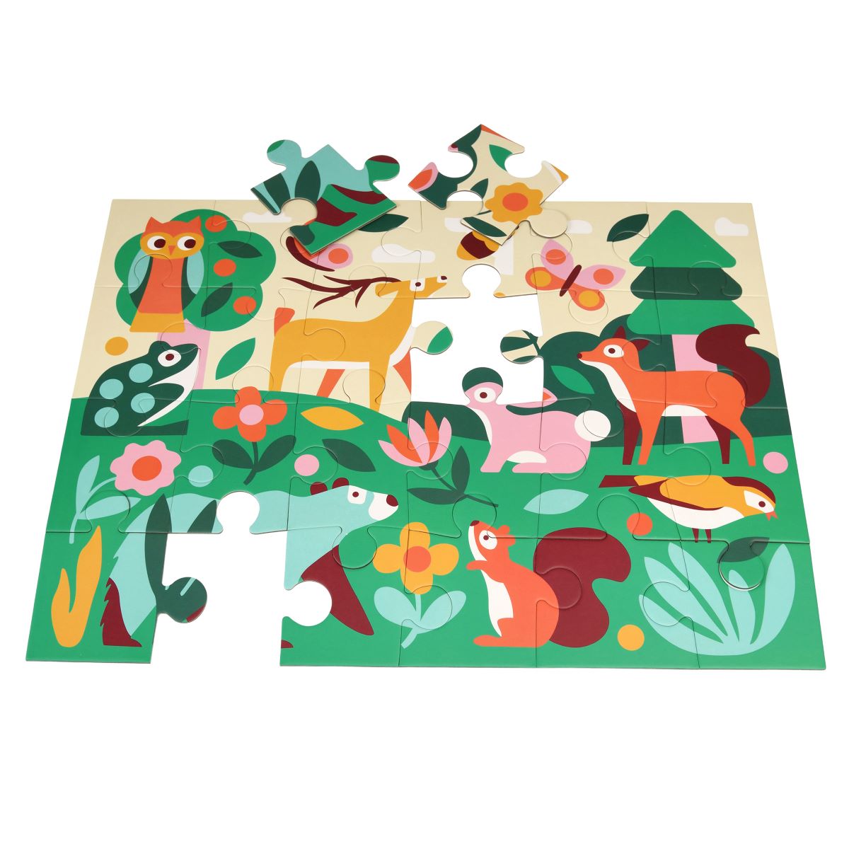 Floor puzzle - Woodland