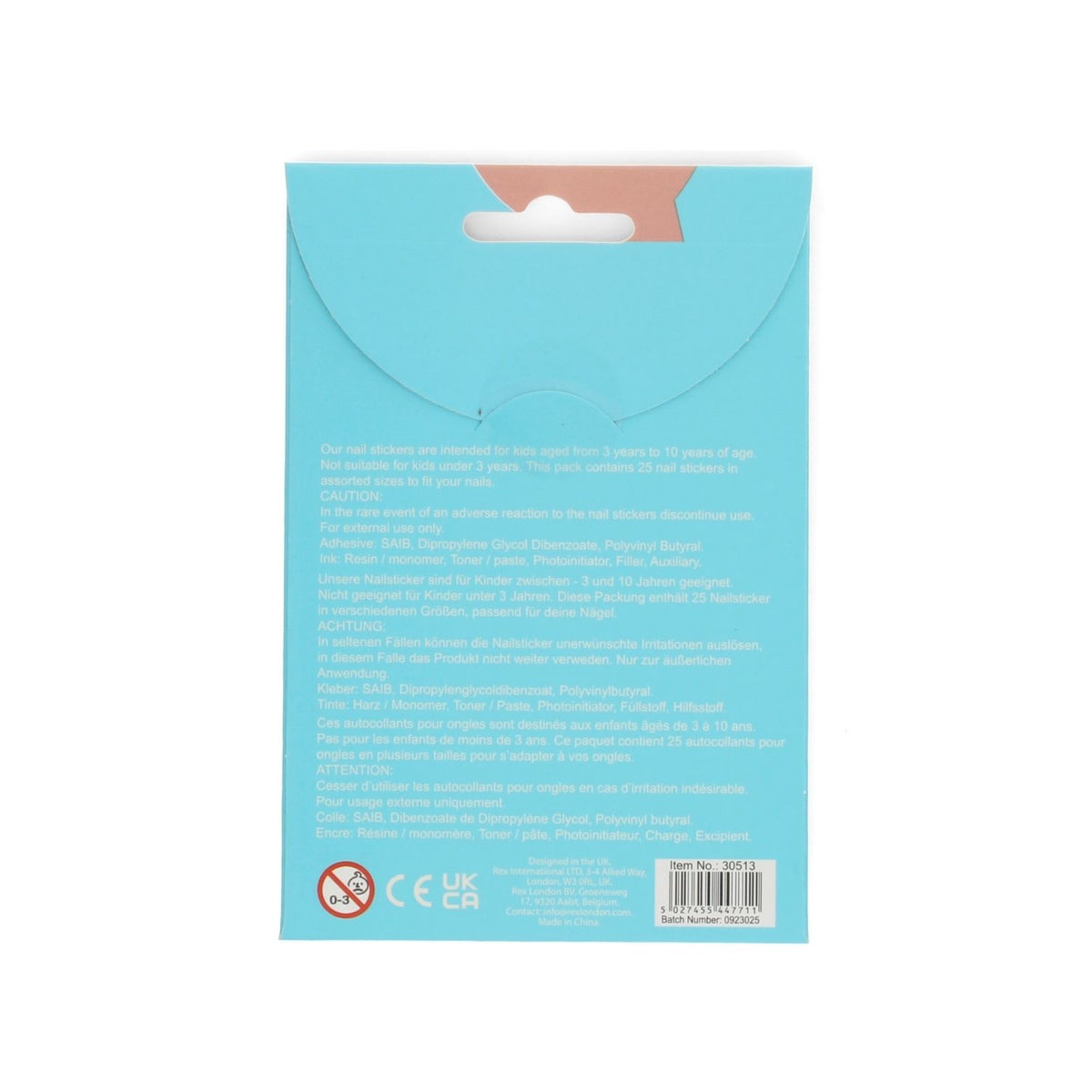 Children's Nail Stickers - Sunny Sausage Dog