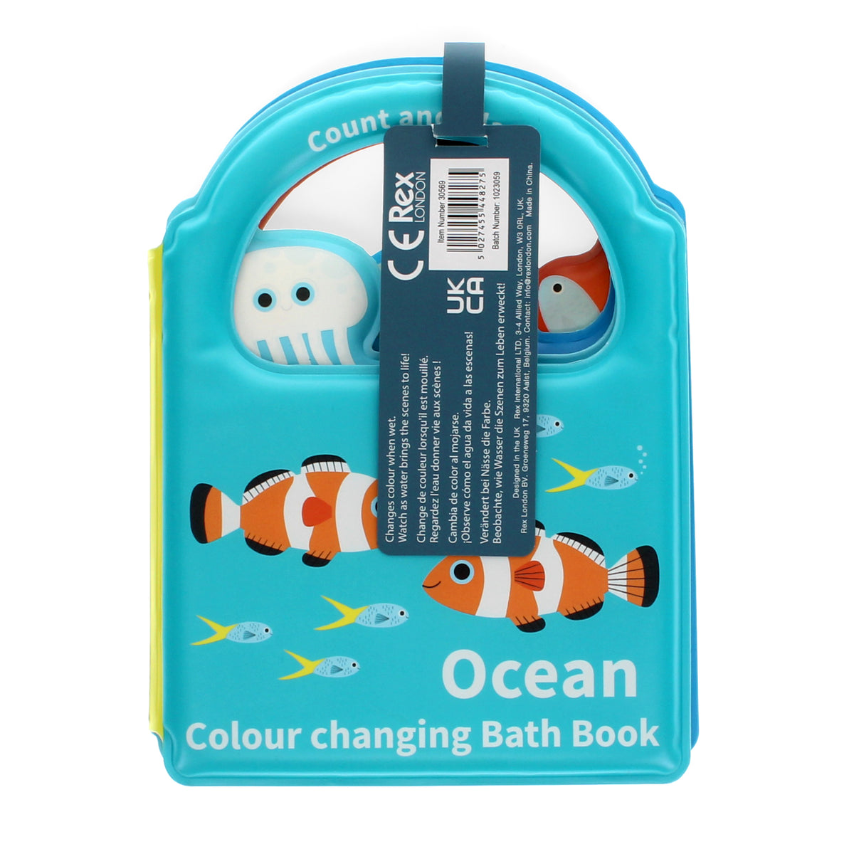 Colour changing bath book - Ocean