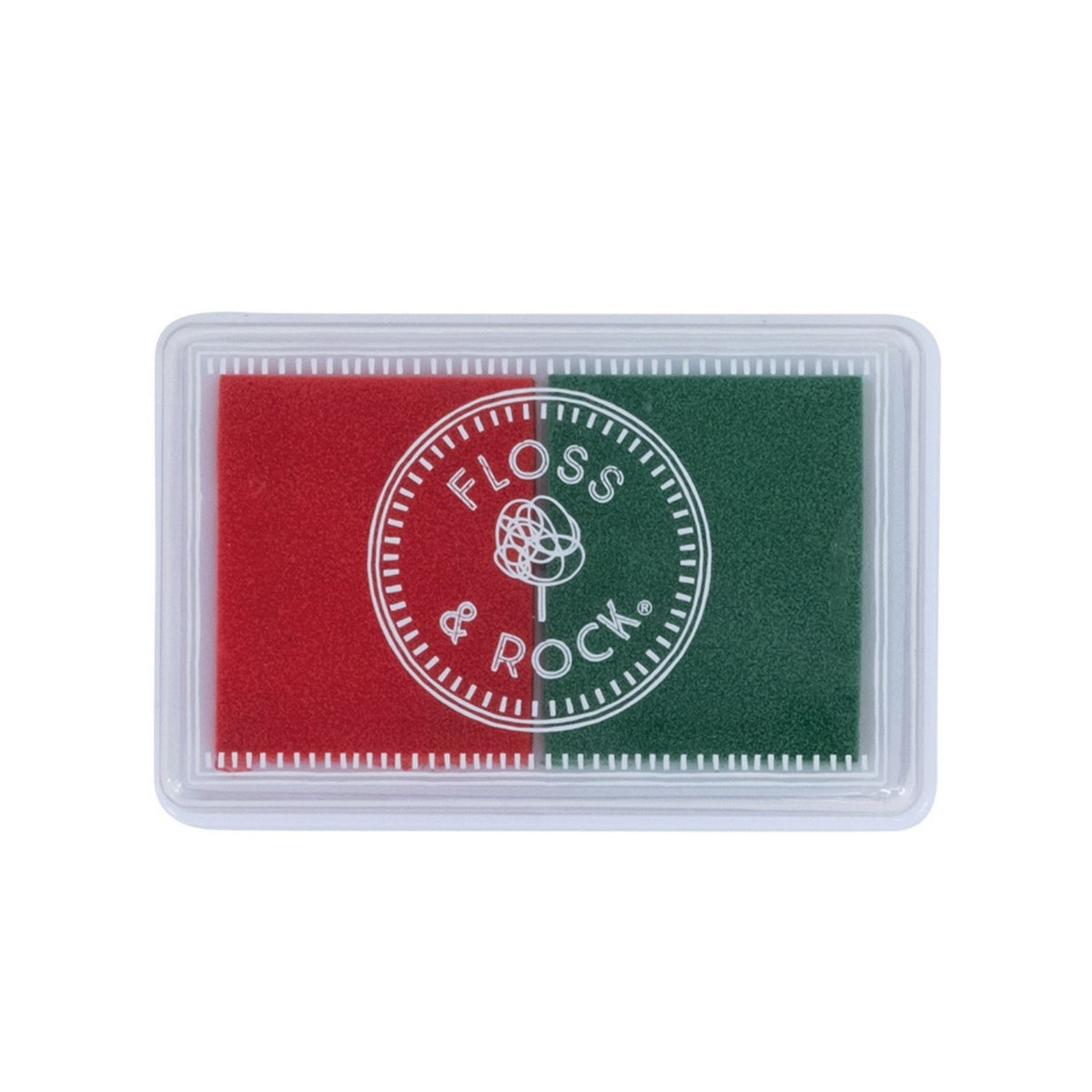 stamp colours red and green