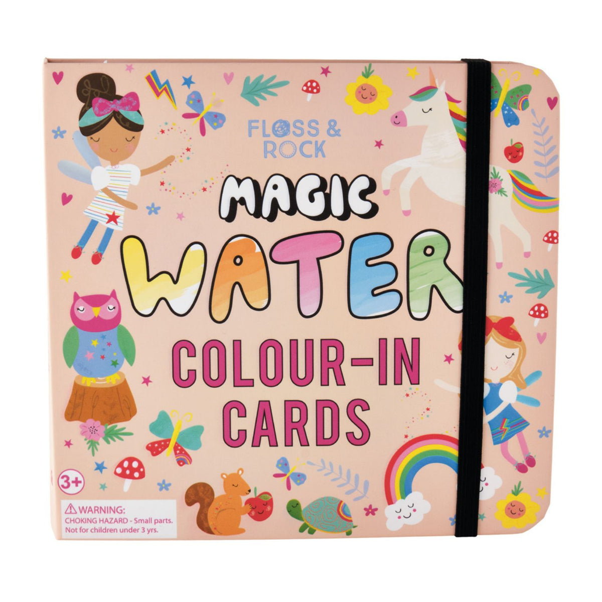 A sparkling gift for little believers. This reusable fairy water art set includes 10 magical scenes that fade as they dry, providing endless creative play without the mess.