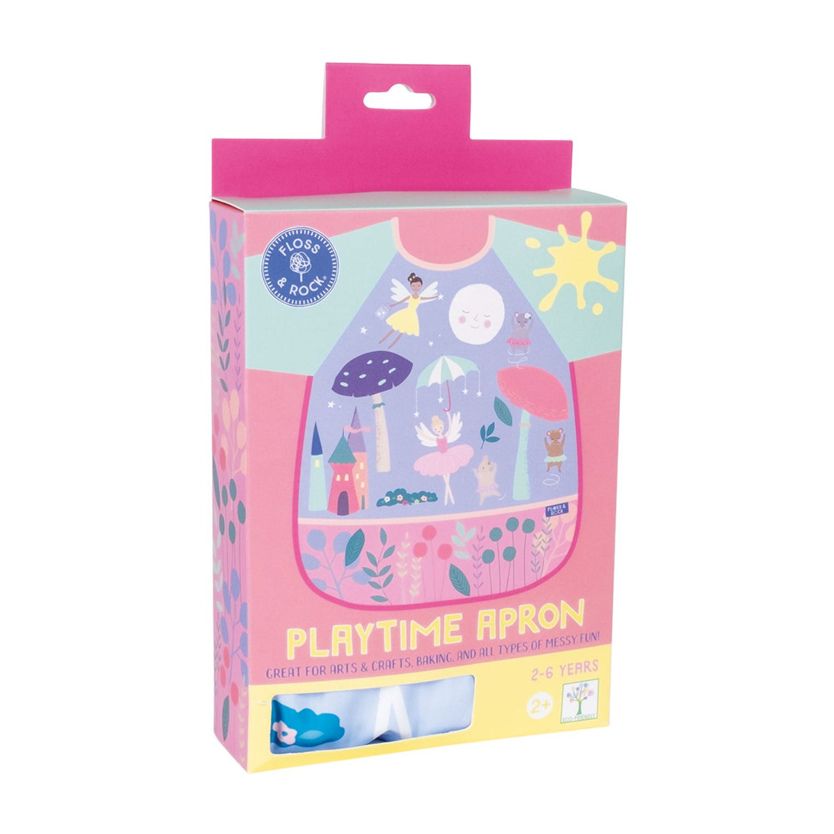 Packaged apron with enchanted fairy design