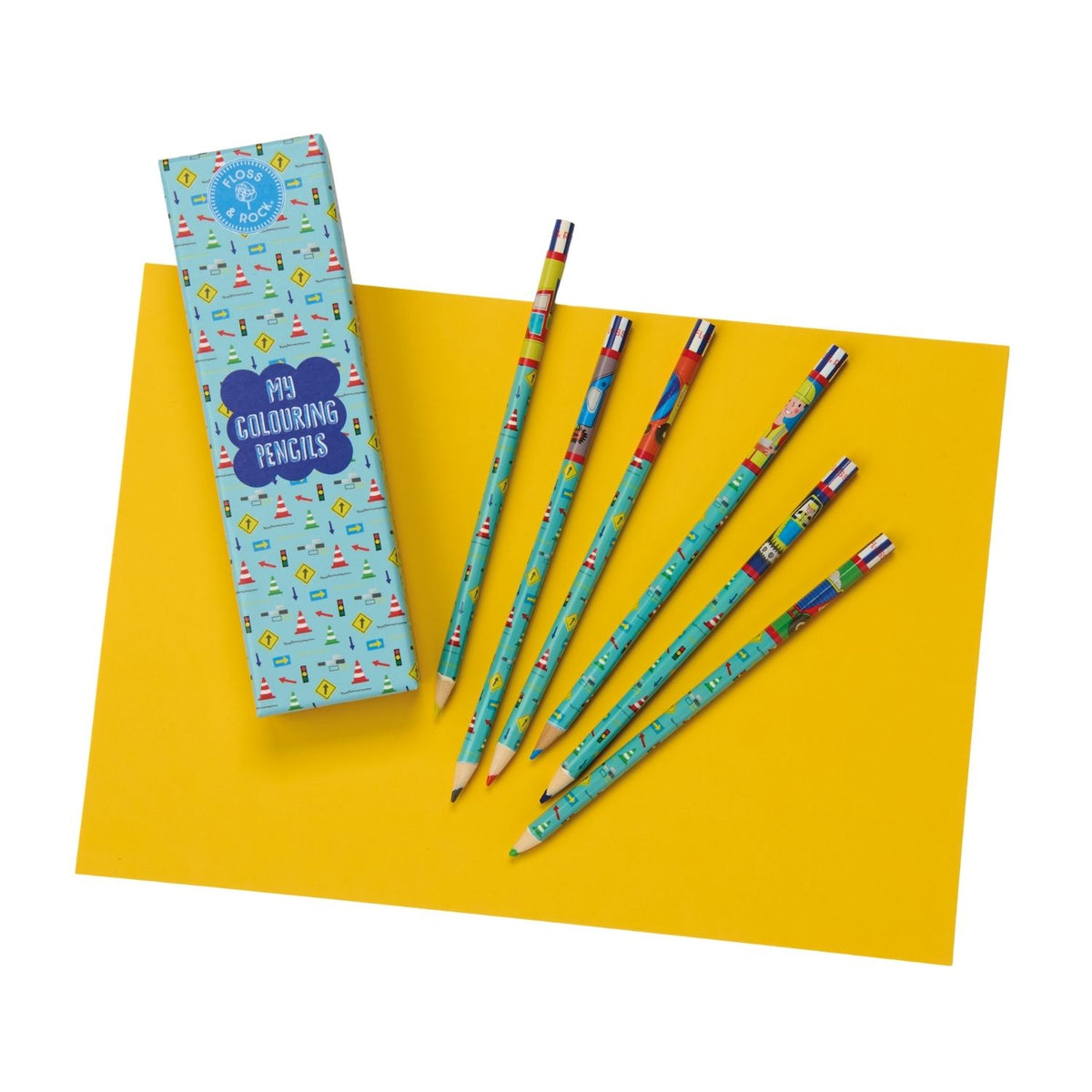 A close-up of the reusable sliding storage box, showing how the pencils fit securely inside to prevent mess in school bags or travel kits.