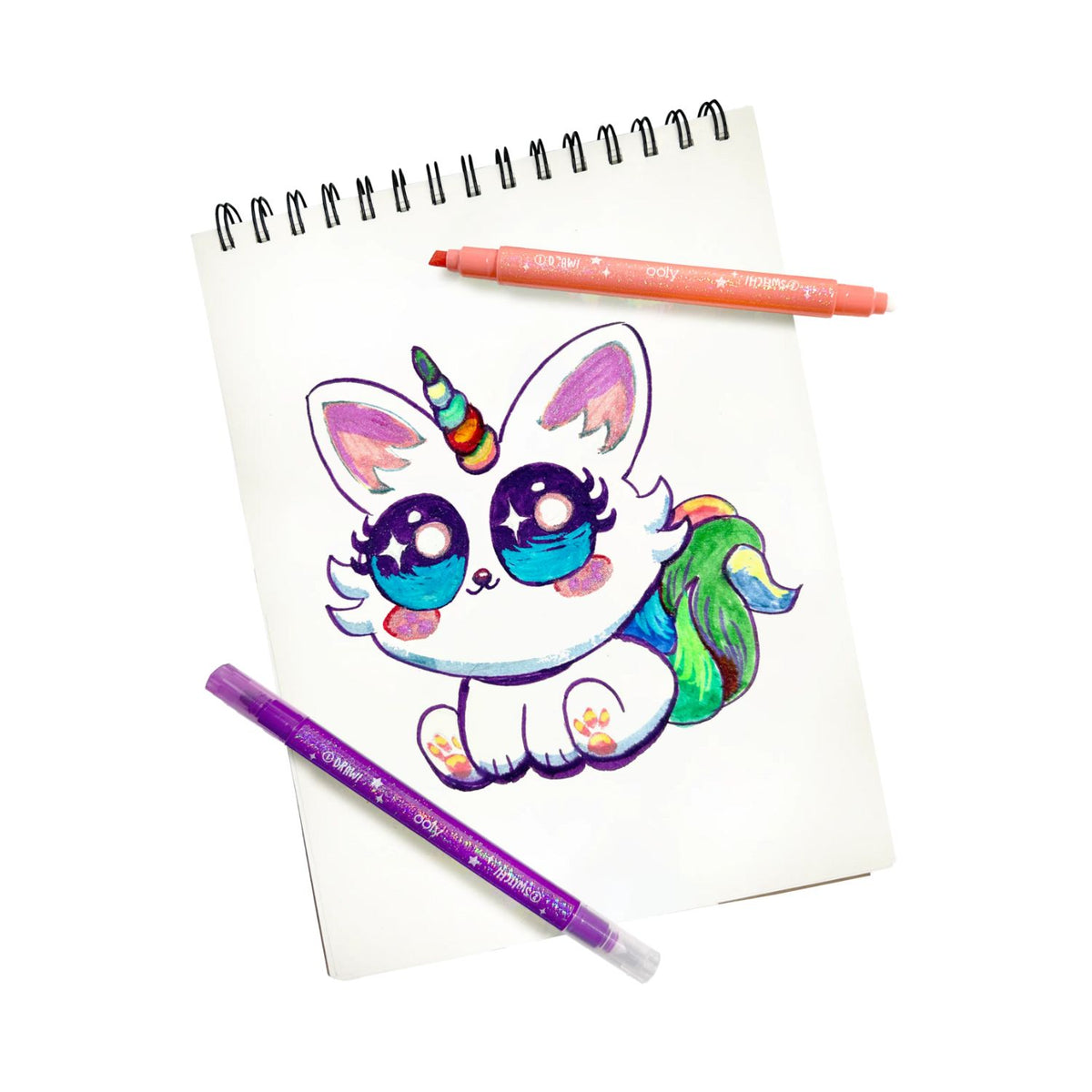 Ooly - Switch-eroo! Sparkle Glitter Colour-Changing Markers (Set of 12)
