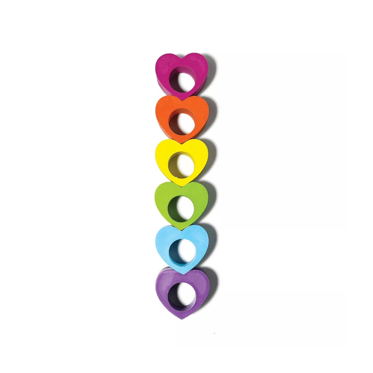 Ooly - Heart Ring Crayons - Set of 6