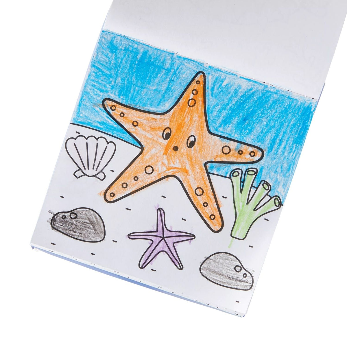 Ooly - Carry Along Colouring Book & Crayon Set - Sea Life