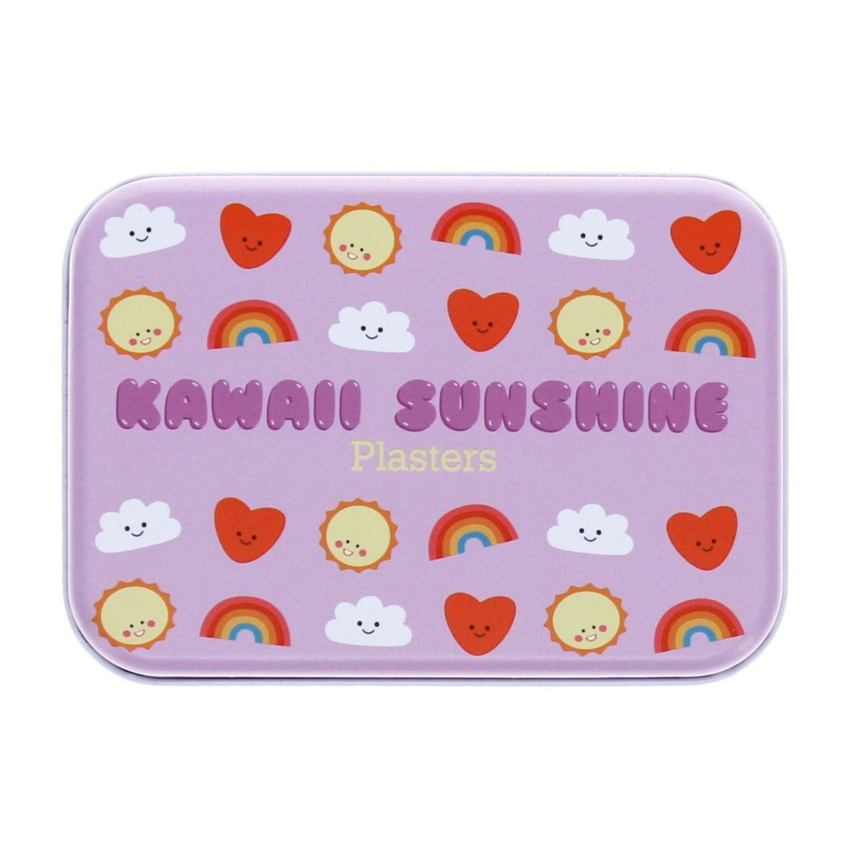 Kawaii Sunshine Plasters in a tin