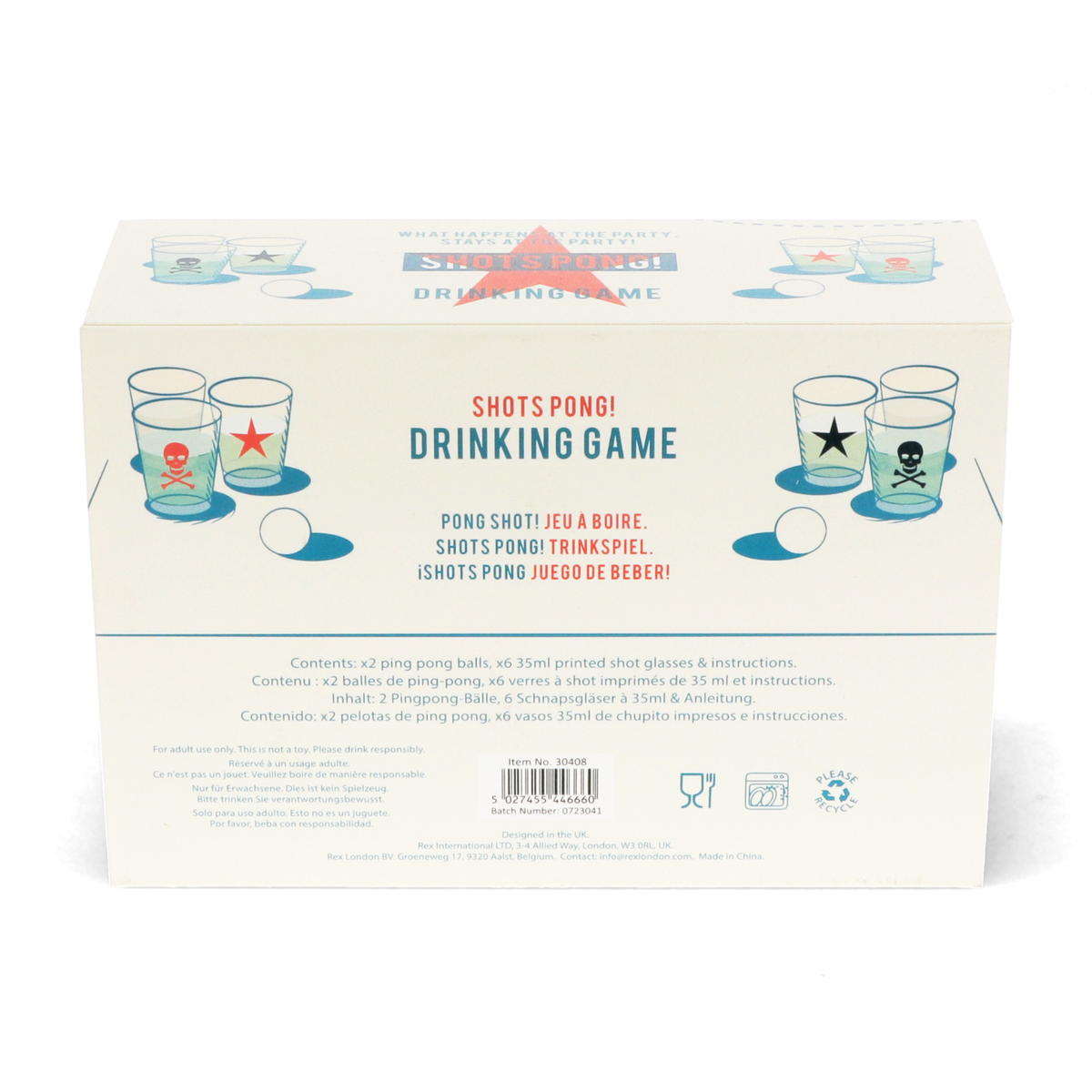 Rex London - Shots Pong Game