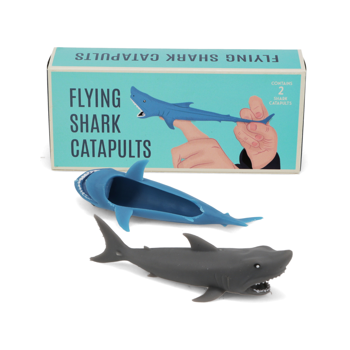 Rex London - Flying Shark Finger Catapults (Box Of 2)