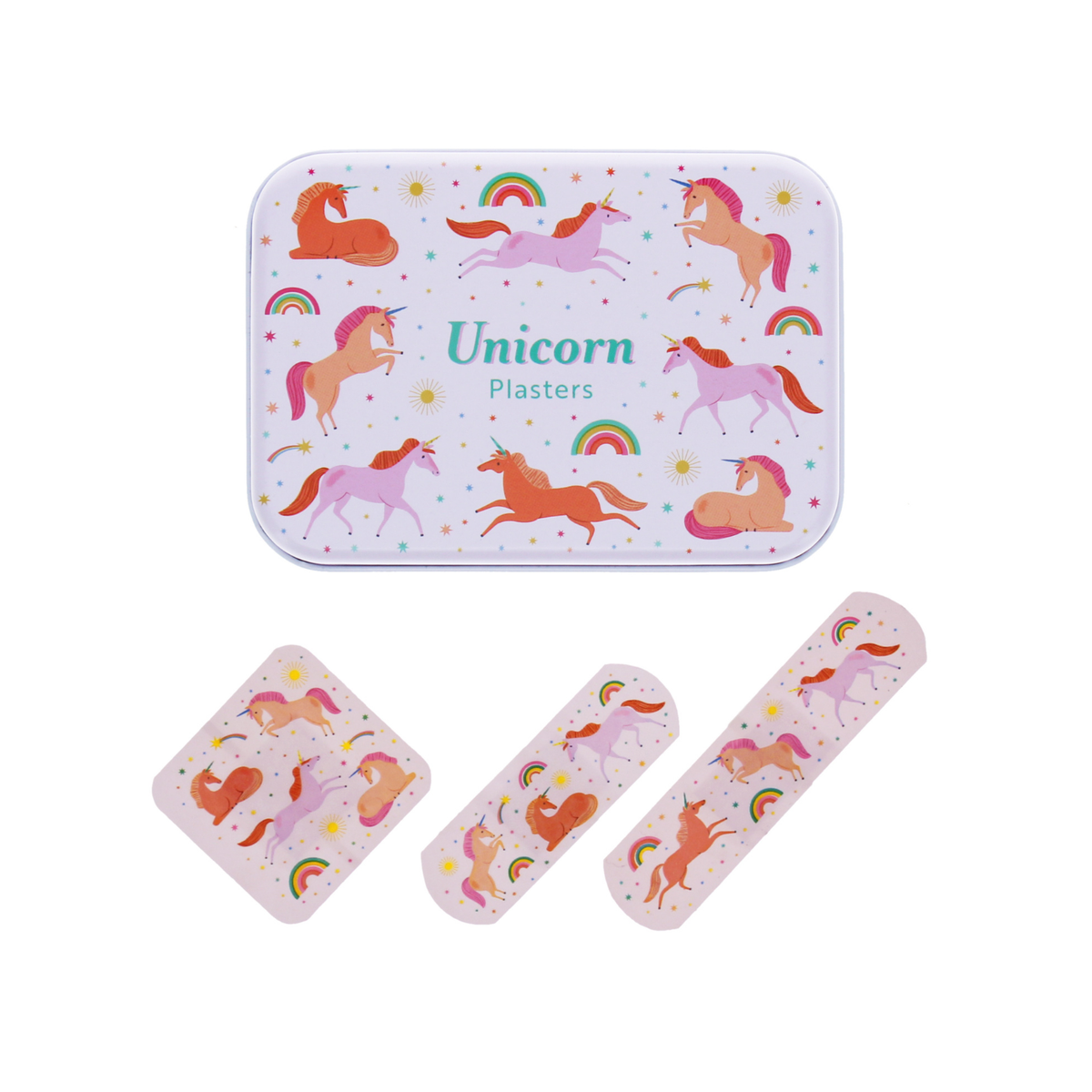 Rex London - Unicorn Plasters In A Tin (Pack Of 30)