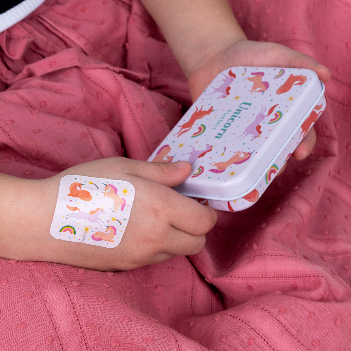 Rex London - Unicorn Plasters In A Tin (Pack Of 30)