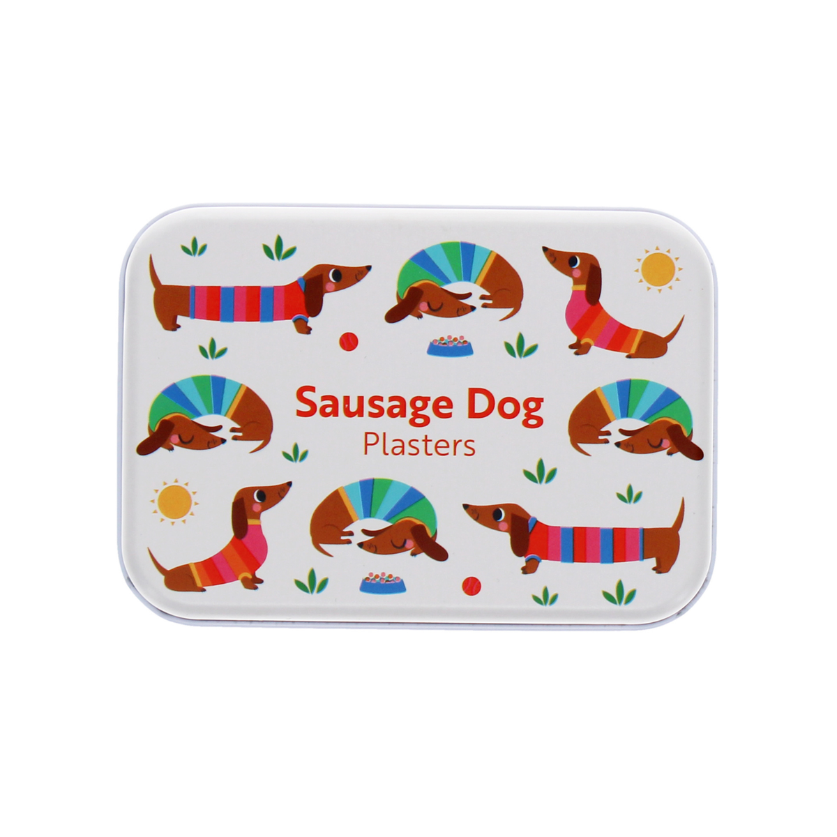 Rex London - Sausage Dog Plasters In A Tin (Pack Of 30)