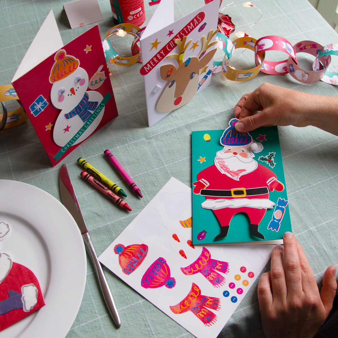 Christmas Craft - Craft With Santa Card Kit