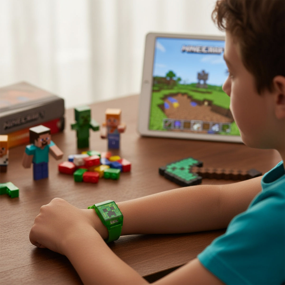Minecraft Kids Light Up Watch