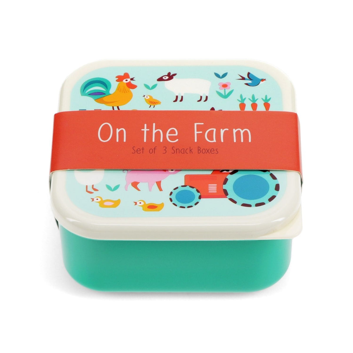 Rex London - Snack Boxes (Set of 3) - Farmyard