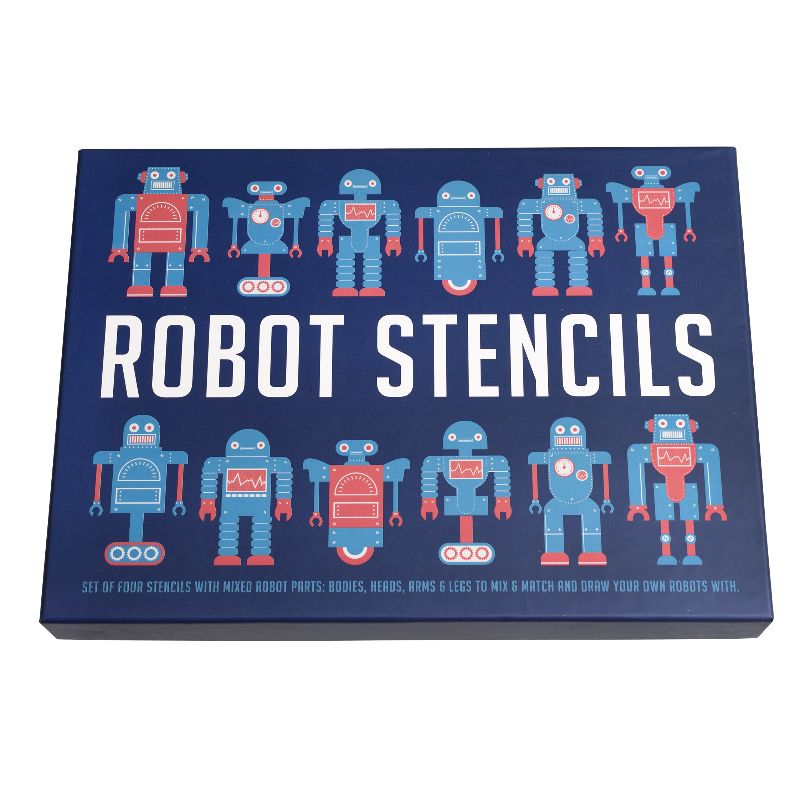 Robot Stencils - Four Set