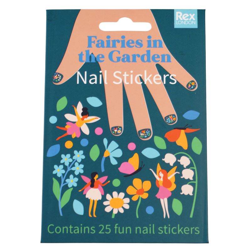 Fairies In The Garden Nail Stickers (Pack Of 25)