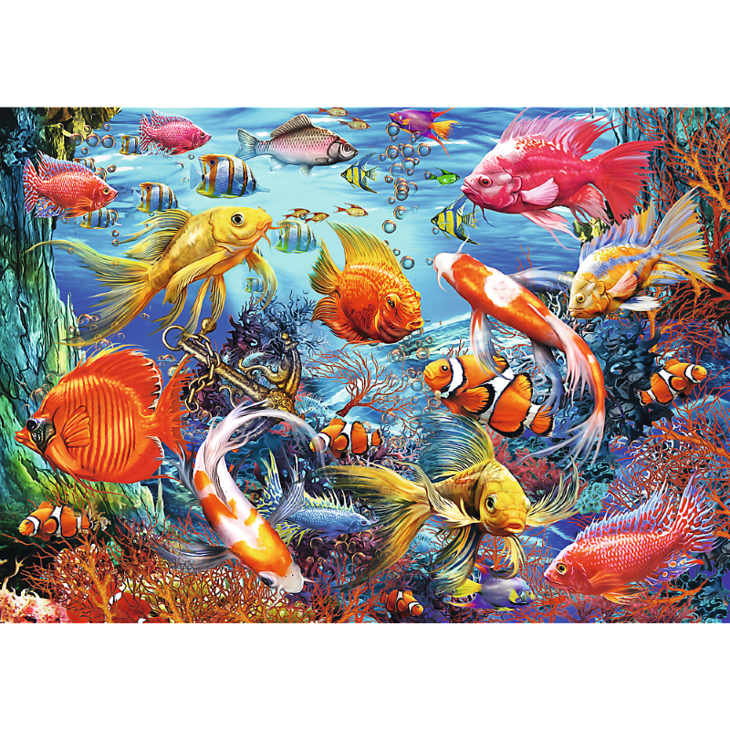 Trefl Hidden Shapes Puzzle - Underwater Life