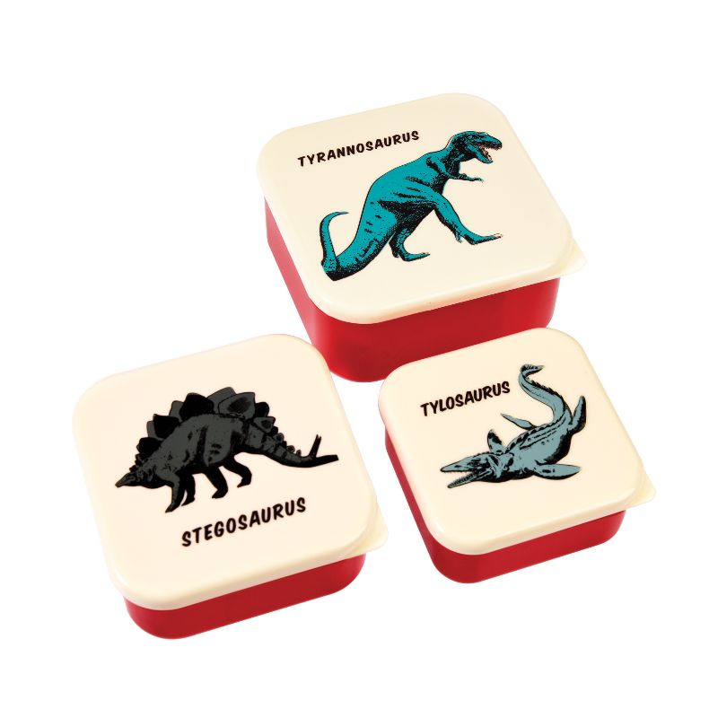 Rex London - Snack Boxes (Set of 3) - Prehistoric Land