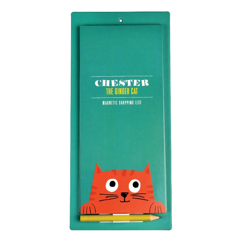 Chester the Cat Magnetic Shopping List