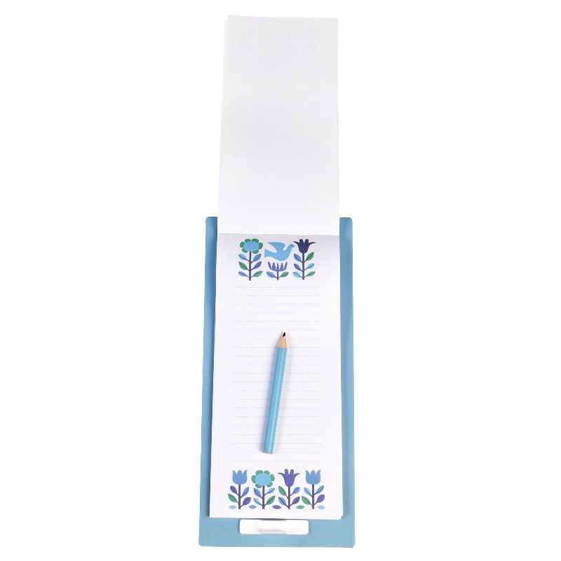 Folk Doves Magnetic Shopping List