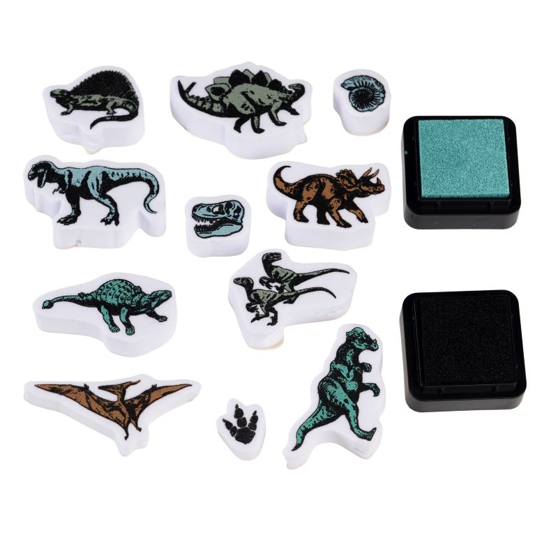 Prehistoric Land Set Of Mini Stamps