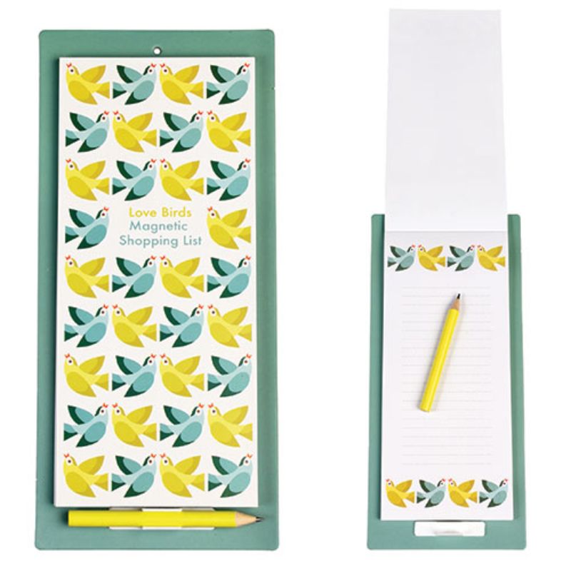 Love Birds Magnetic Shopping List