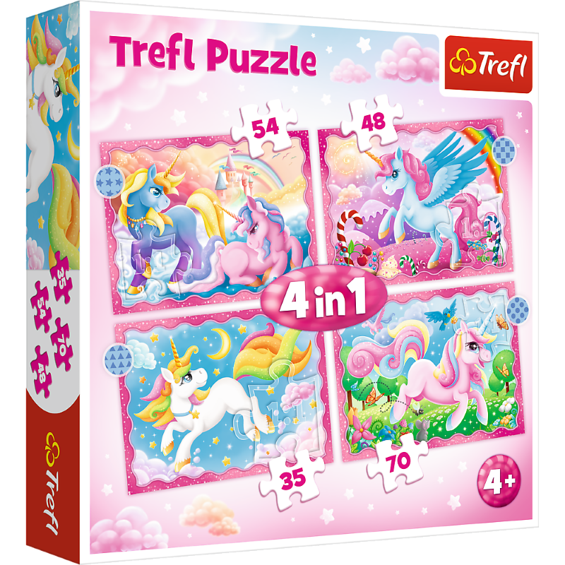 Trefl &quot;4in1&quot; - Unicorns and Magic