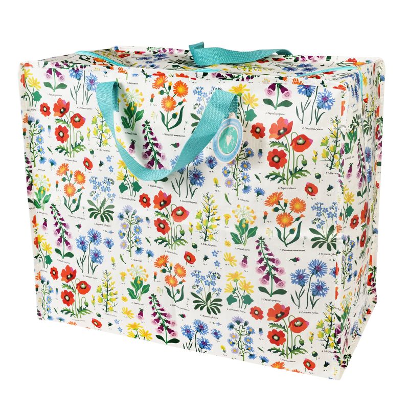 Wild Flowers Jumbo Storage Bag